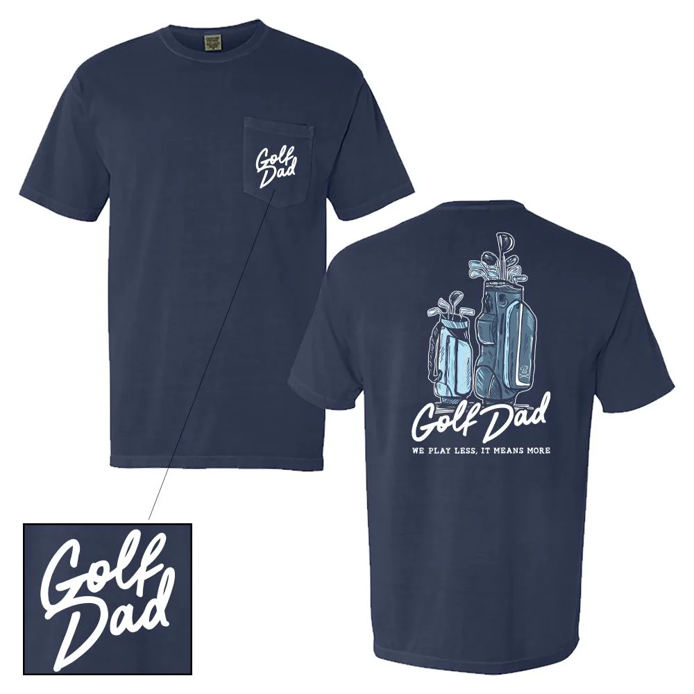 Golf Dad Bags Pocket Tee - Image 4