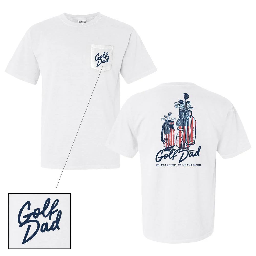 Golf Dad Bags USA Pocket Tee