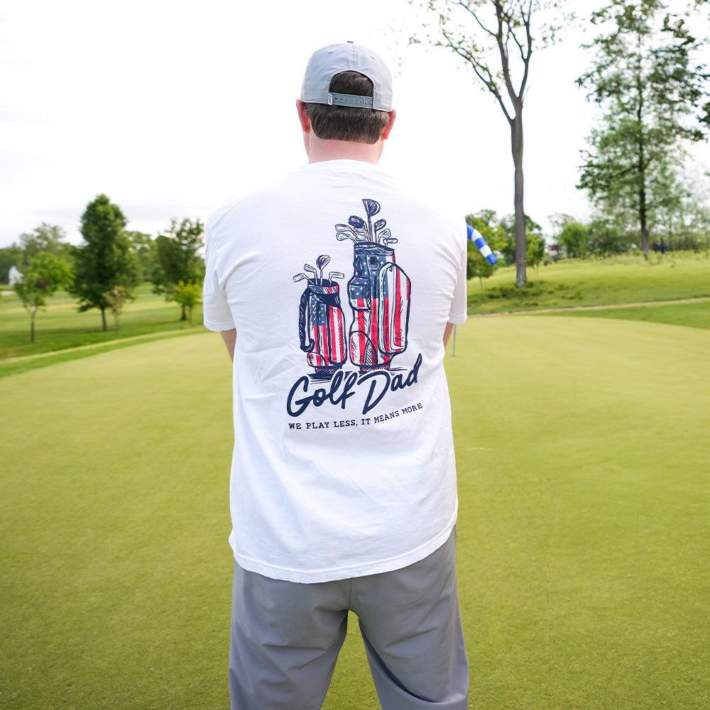 Golf Dad Bags USA Pocket Tee - Image 2