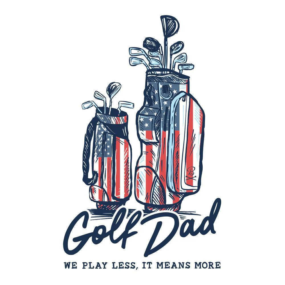 Golf Dad Bags USA Pocket Tee - Image 3