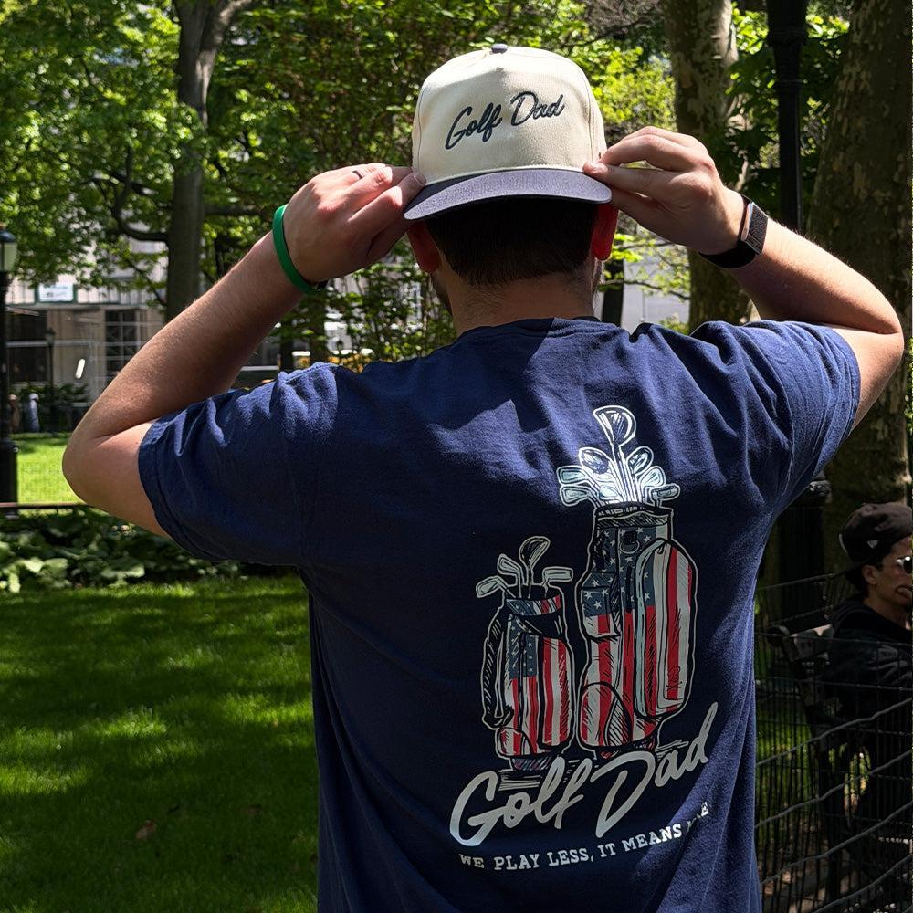 Golf Dad Bags USA Pocket Tee - Image 5