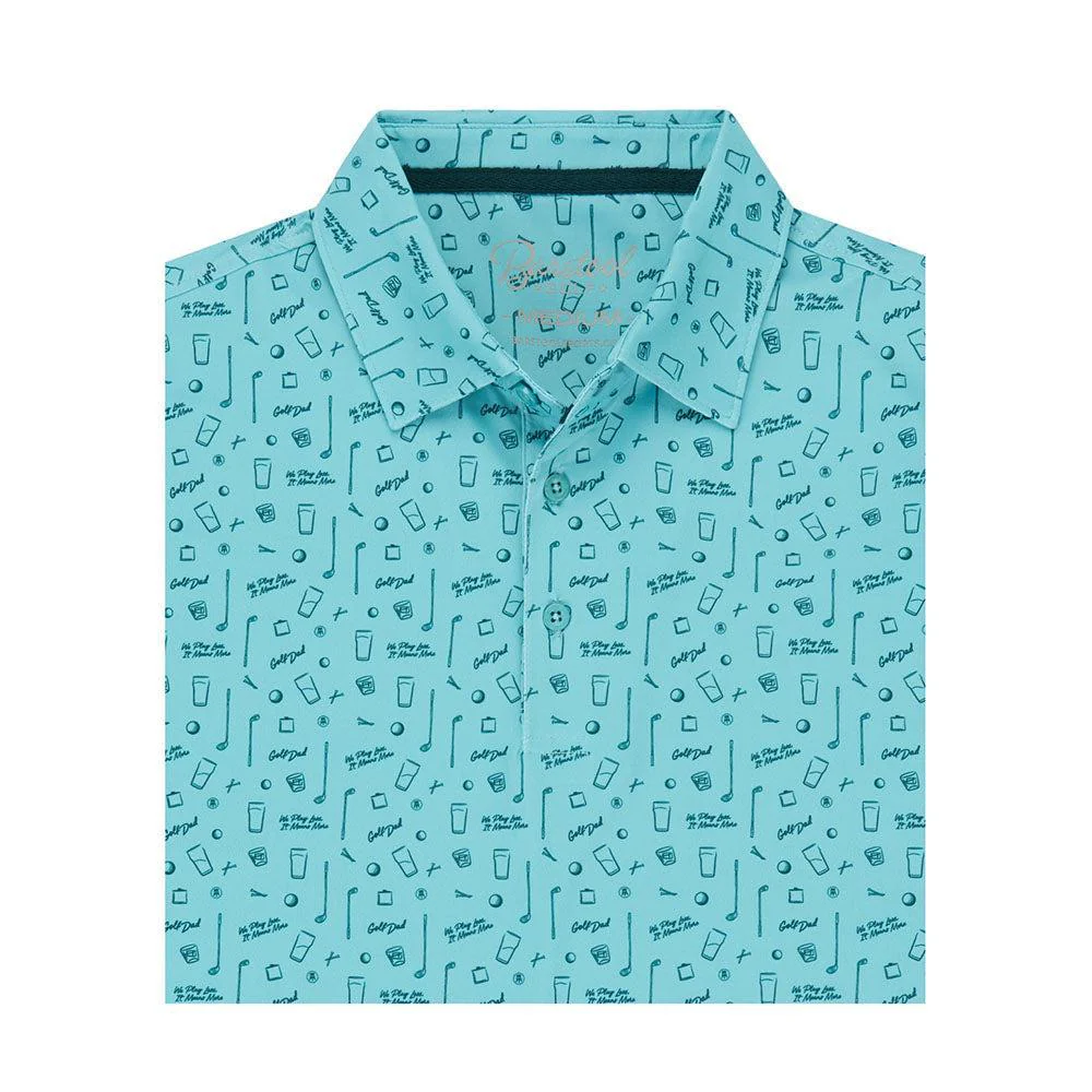 Golf Dad Essentials Printed Polo