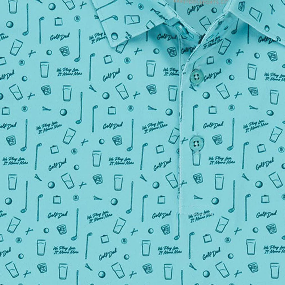 Golf Dad Essentials Printed Polo - Image 2