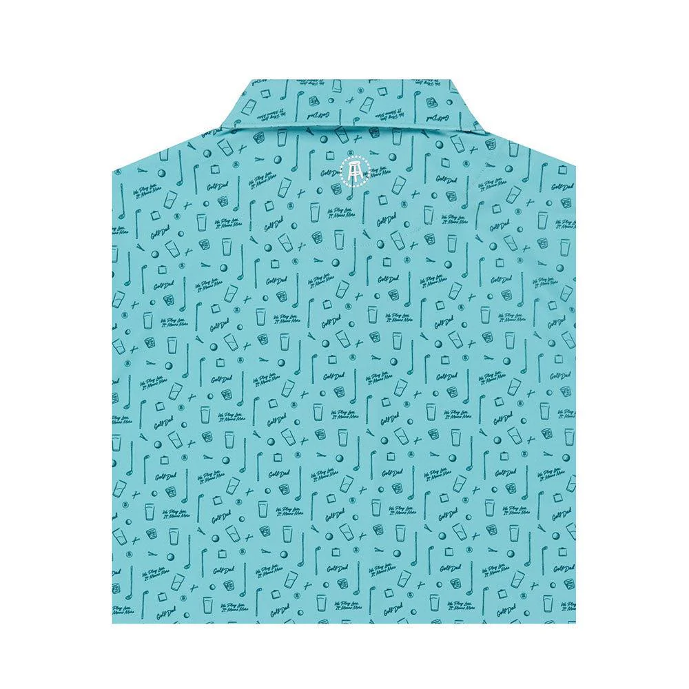 Golf Dad Essentials Printed Polo - Image 3