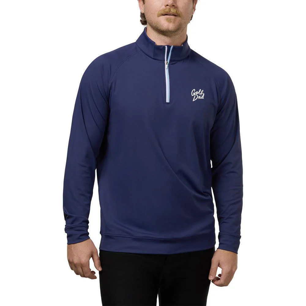 Golf Dad Floral Quarter Zip - Image 7