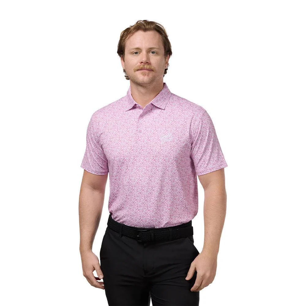 Golf Dad Printed Performance Polo - Image 3