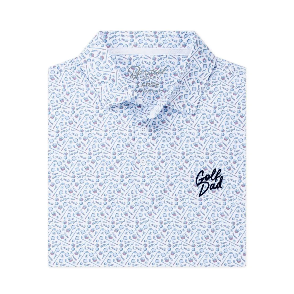 Golf Dad Printed Performance Polo - Image 4