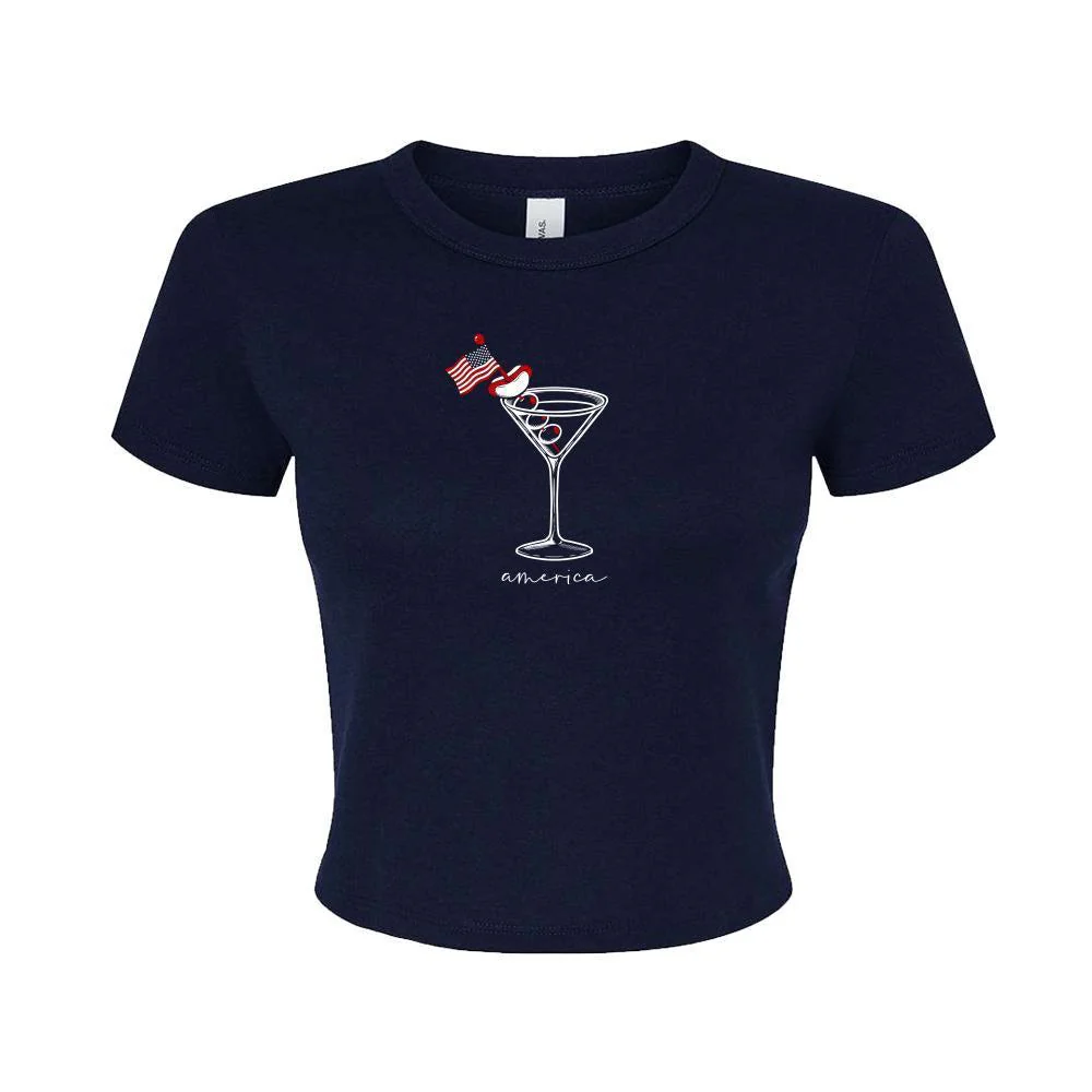 Hot Dog & Martini Baby Tee - Image 3