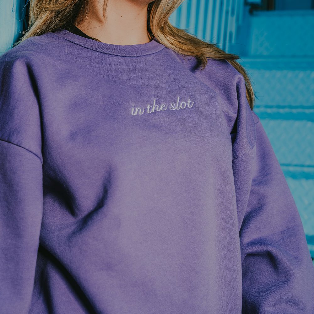 In The Slot Embroidered Crewneck - Image 4