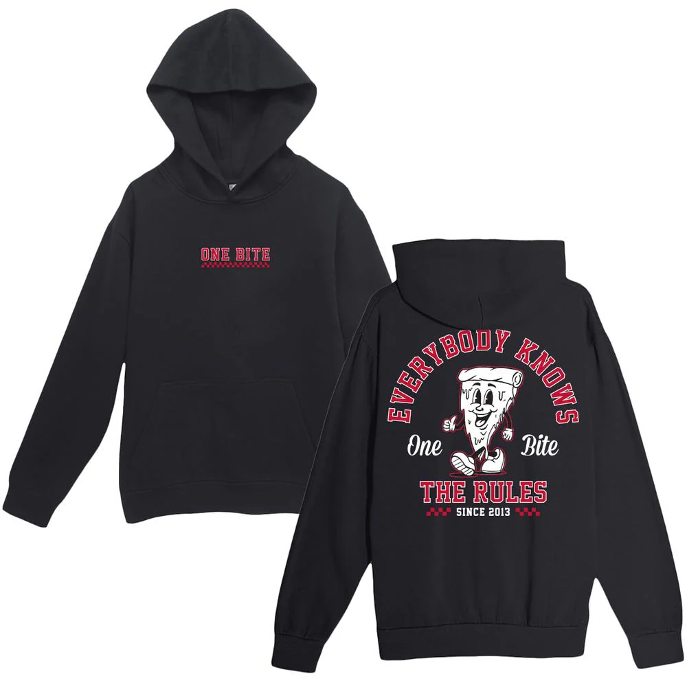 One Bite Checkered Hoodie