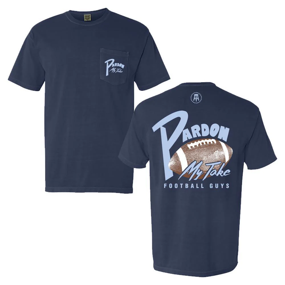 Pardon My Take Football Pocket Tee - Image 2