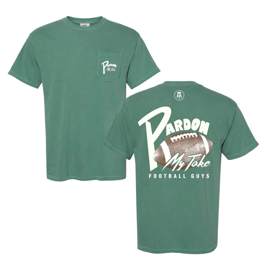 Pardon My Take Football Pocket Tee - Image 3