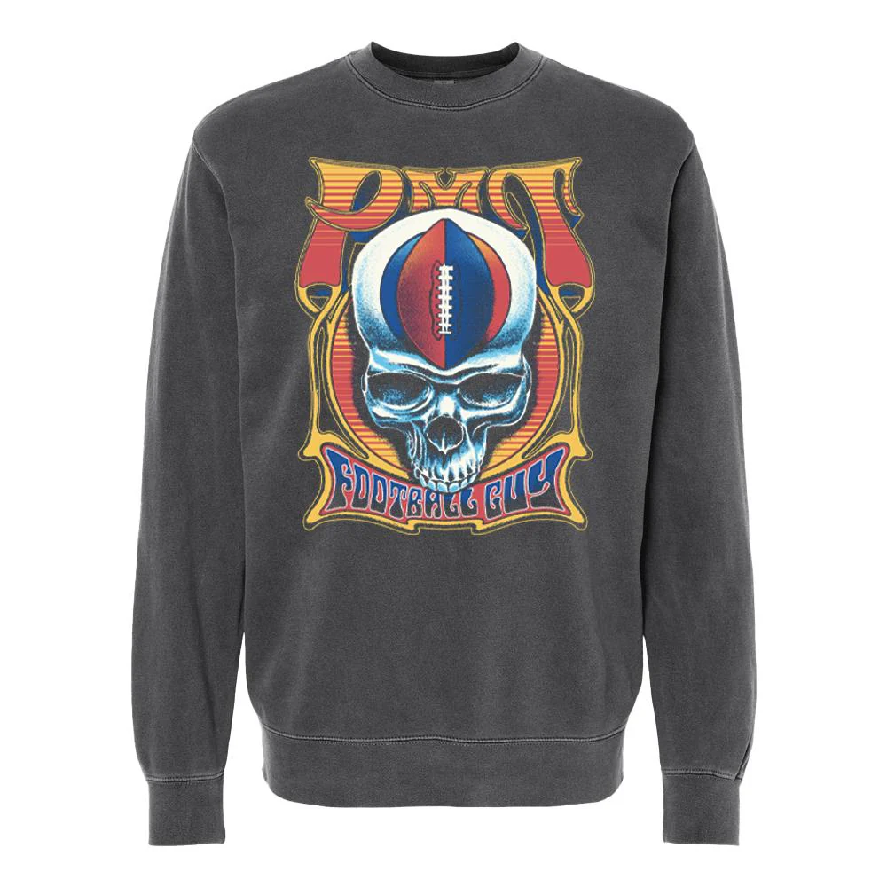 Pardon My Take Football Skull Crewneck