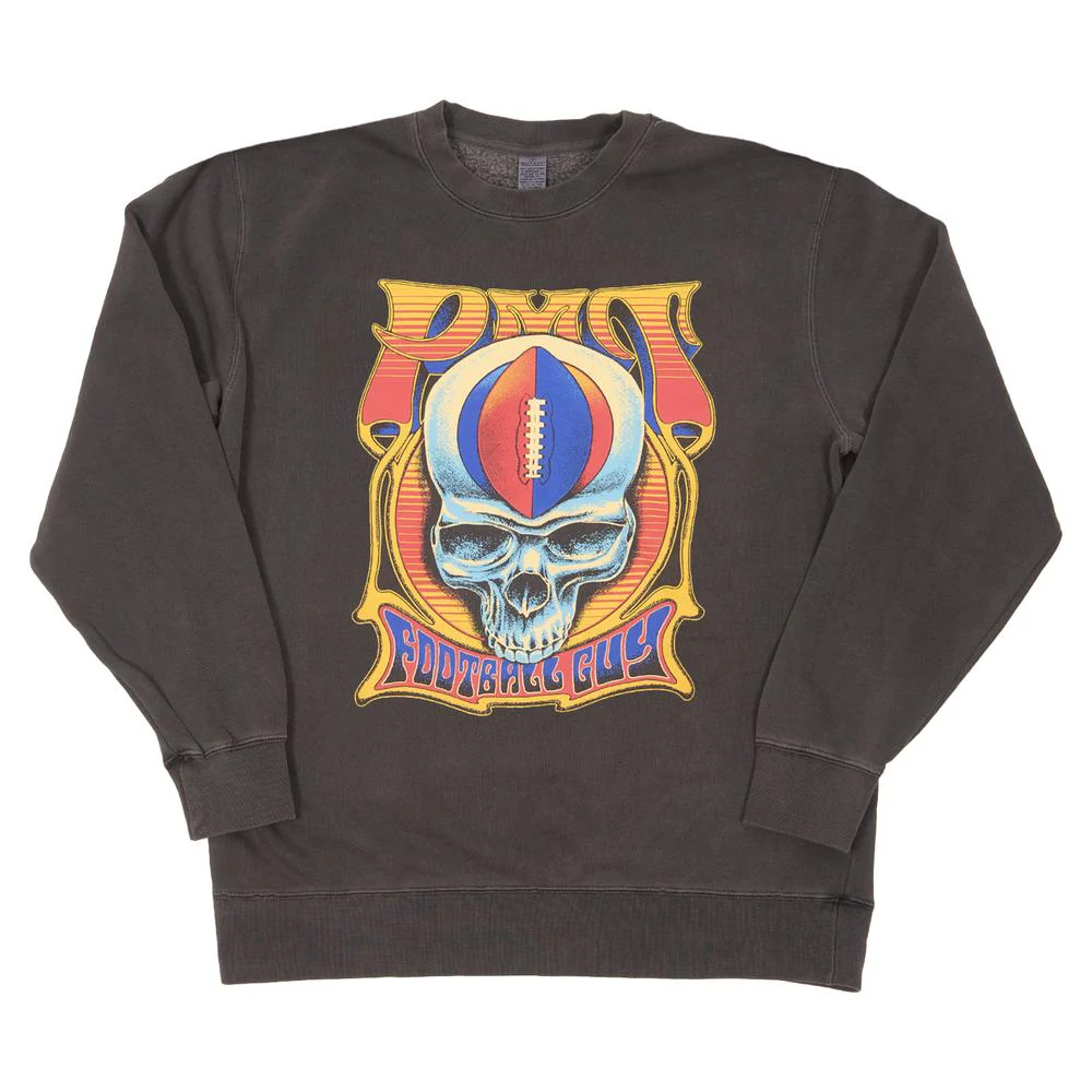 Pardon My Take Football Skull Crewneck - Image 5