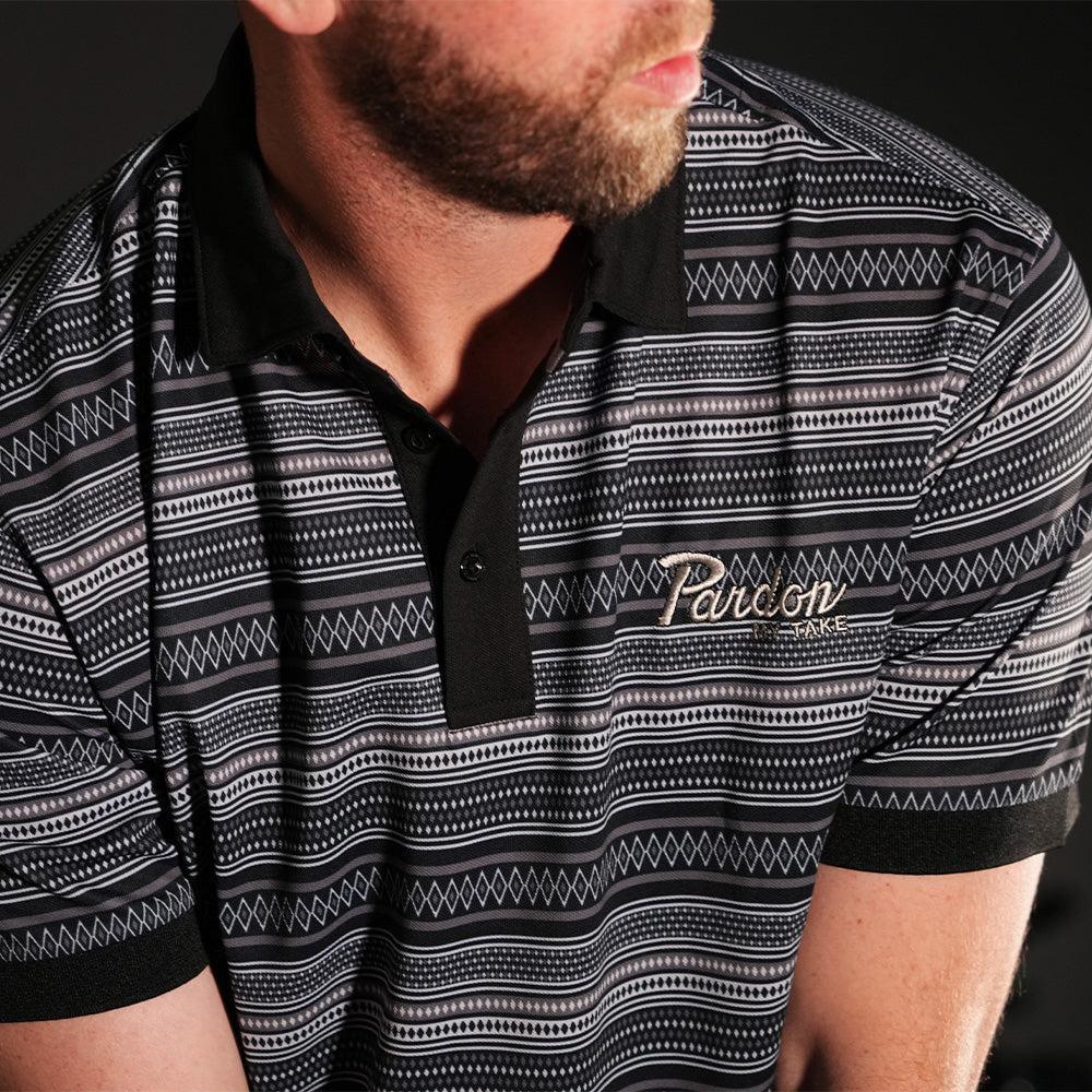 Pardon My Take Retro Pique Polo - Image 4