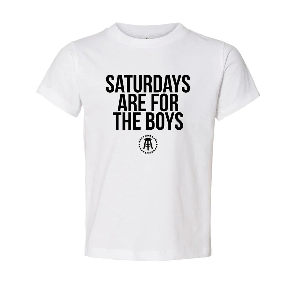 Saturdays Are For The Boys Toddler Tee - Image 3