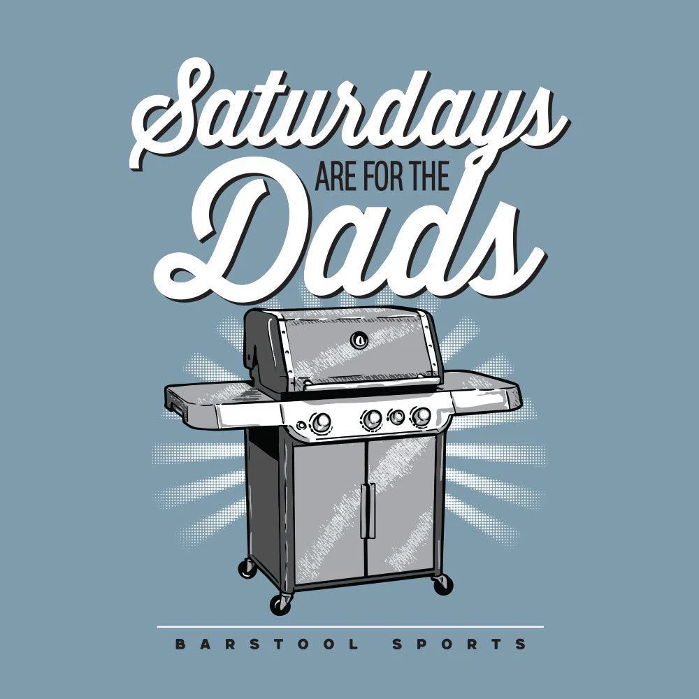 Saturdays Are For The Dads Grill Graphic Pocket Tee - Image 4