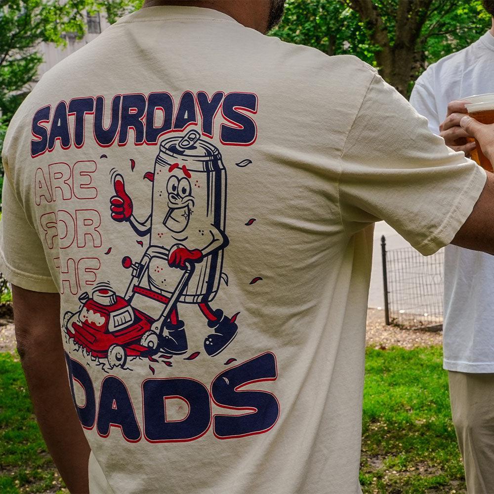 Saturdays Are For The Dads Mow Pocket Tee - Image 3