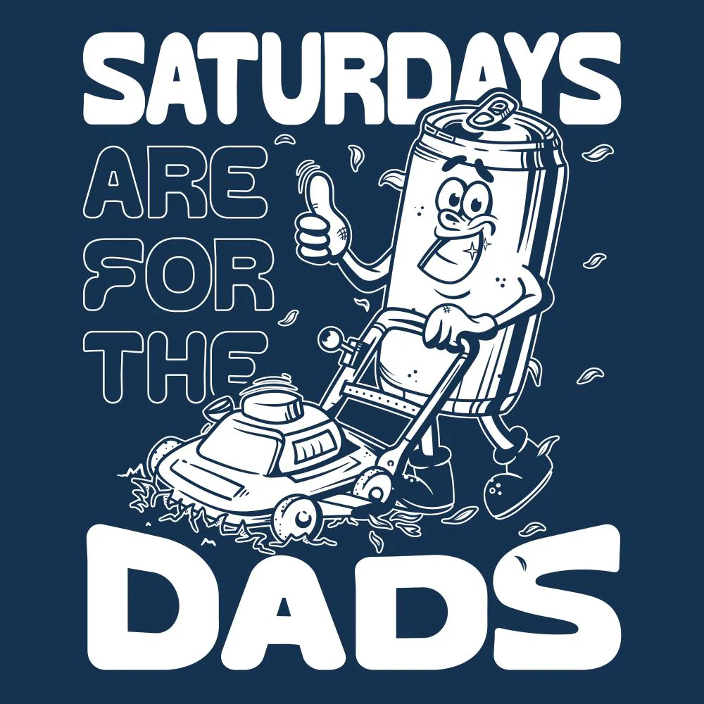 Saturdays Are For The Dads Mow Pocket Tee - Image 5