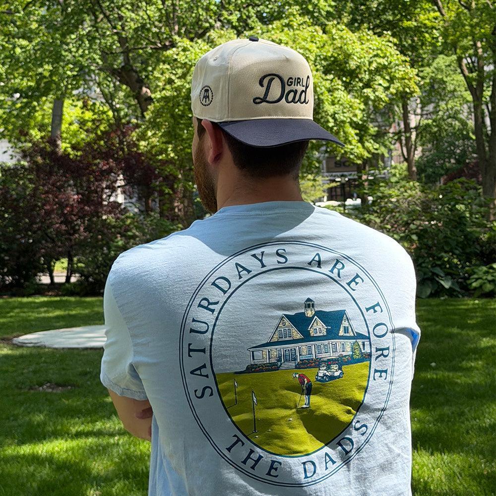 Saturdays Are Fore The Dads Clubhouse Pocket Tee - Image 3