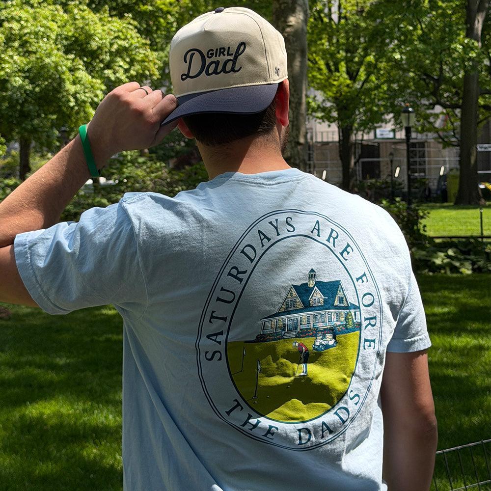 Saturdays Are Fore The Dads Clubhouse Pocket Tee - Image 4