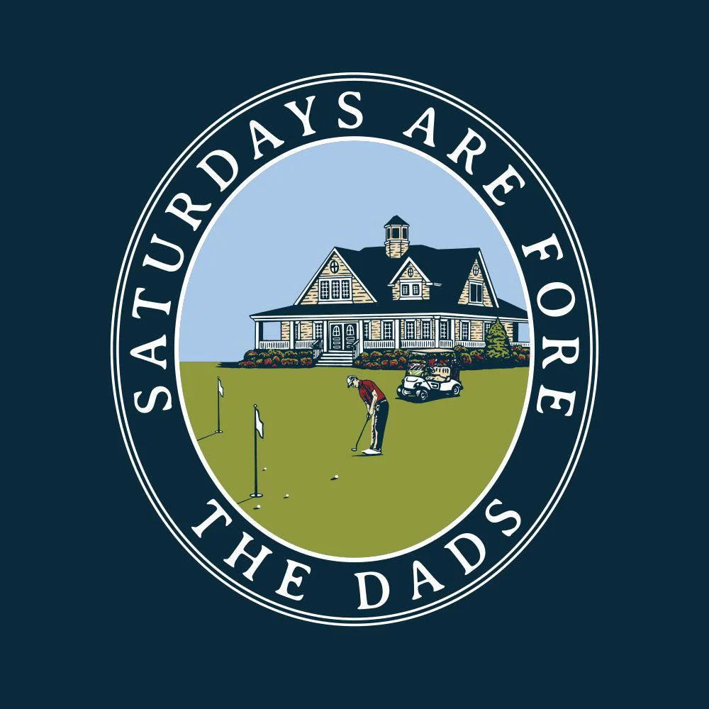 Saturdays Are Fore The Dads Clubhouse Pocket Tee - Image 6