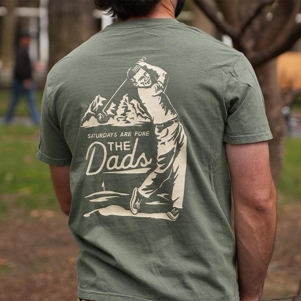 Saturdays Are Fore the Dads Swing Pocket Tee - Image 2