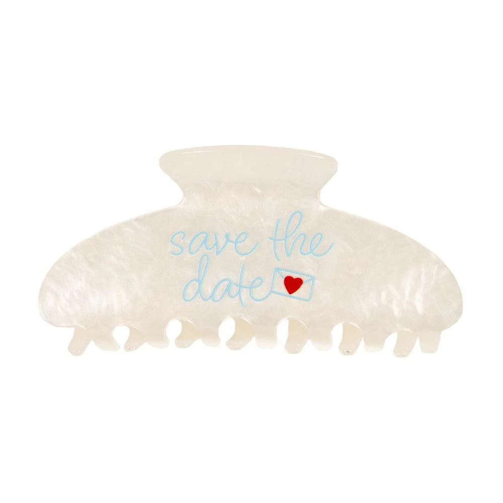Save The Date Hairclip