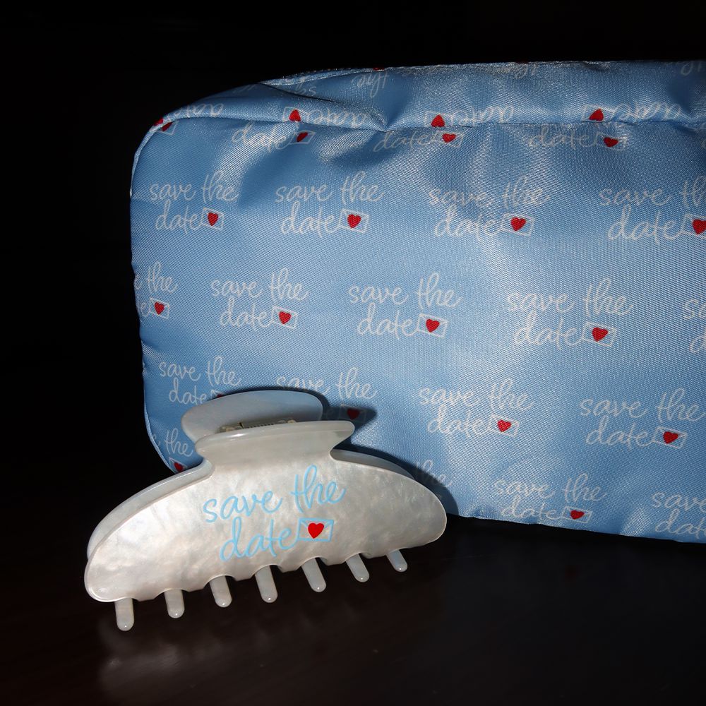 Save The Date Makeup Bag - Image 2