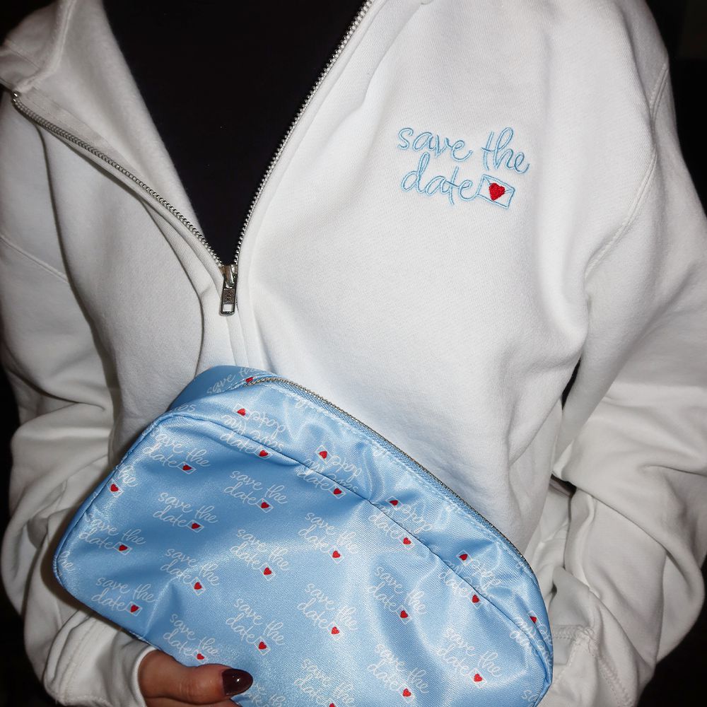 Save The Date Makeup Bag - Image 3