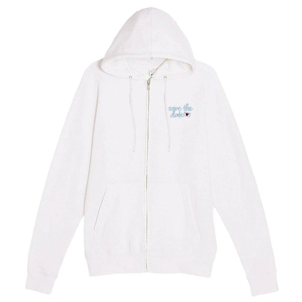 Save The Date Zip Hoodie - Image 5