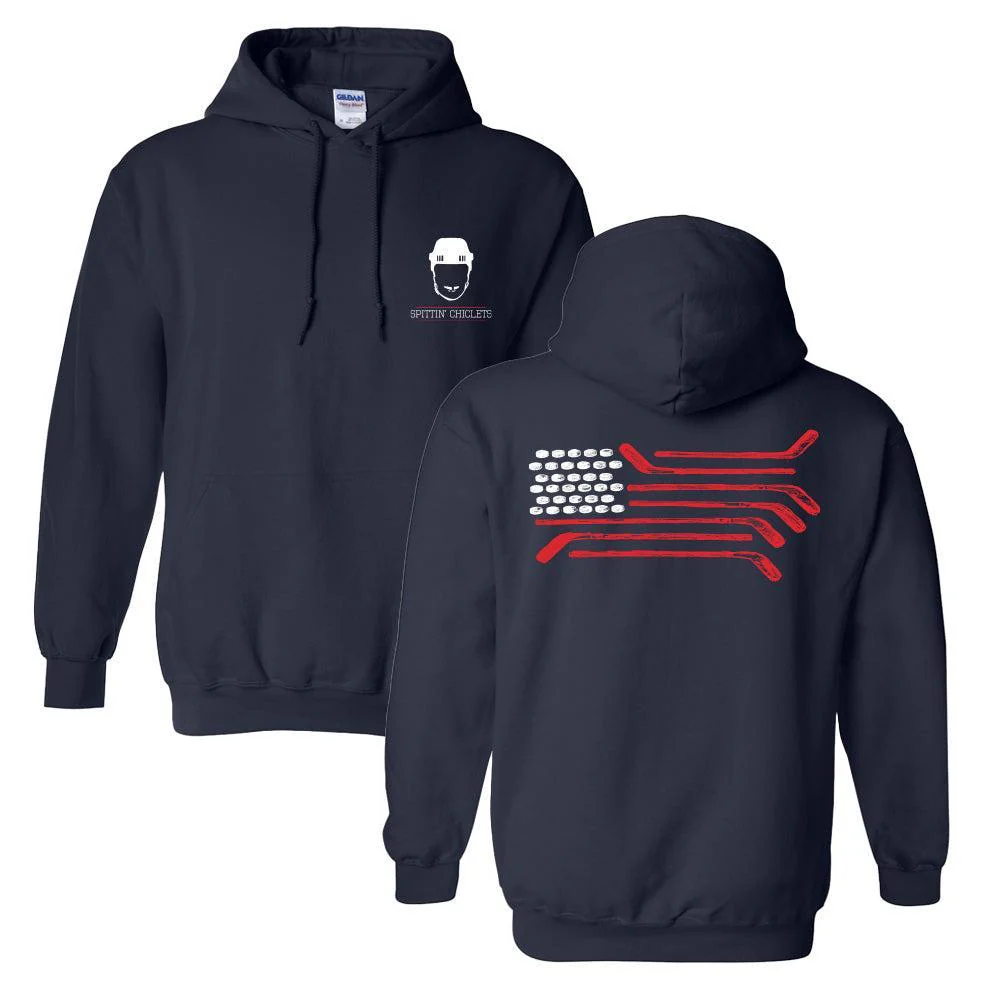 Spittin Chiclets Flag Hoodie - Image 2