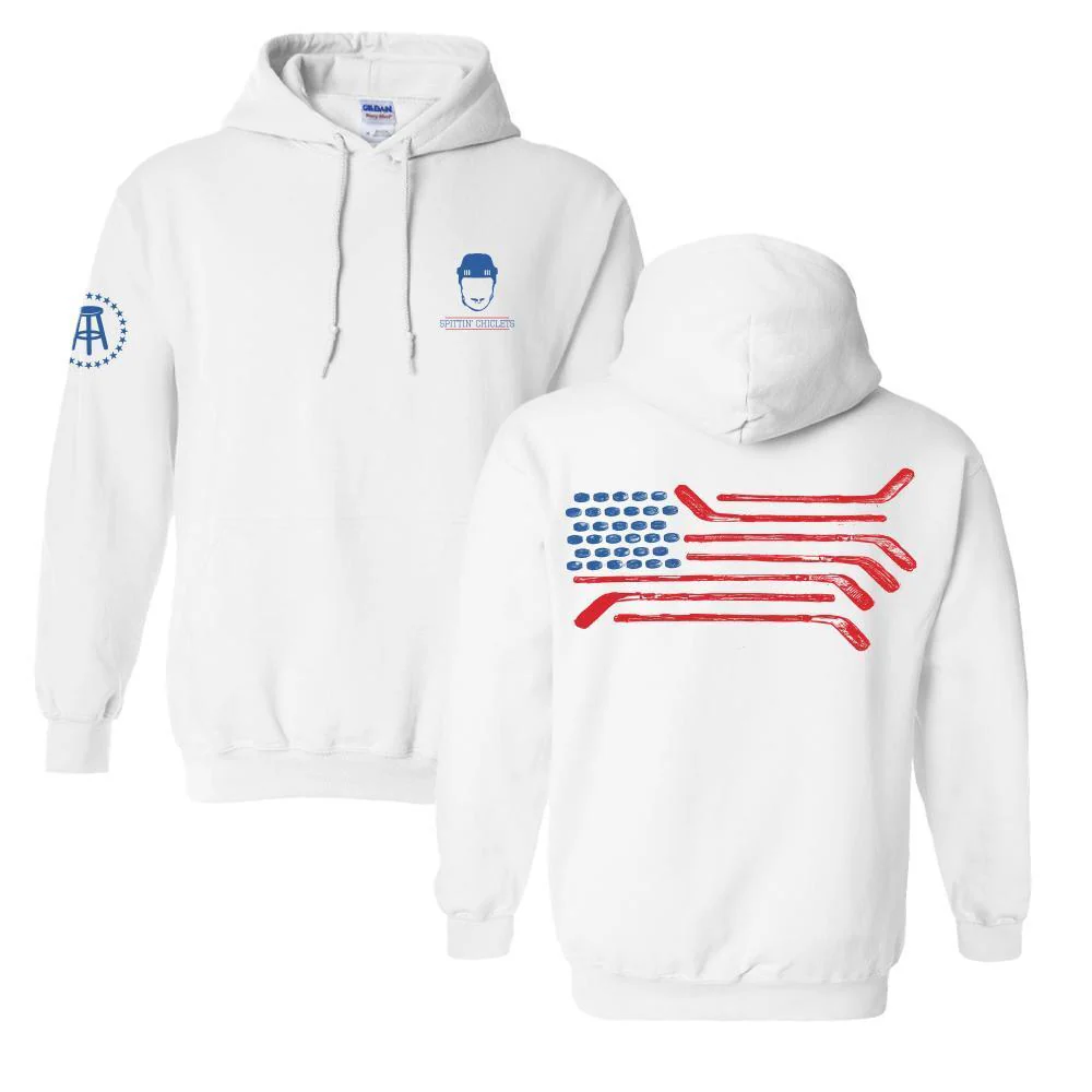 Spittin Chiclets Flag Hoodie - Image 3