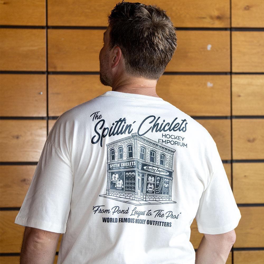 Spittin Chiclets Hockey Emporium Tee - Image 3