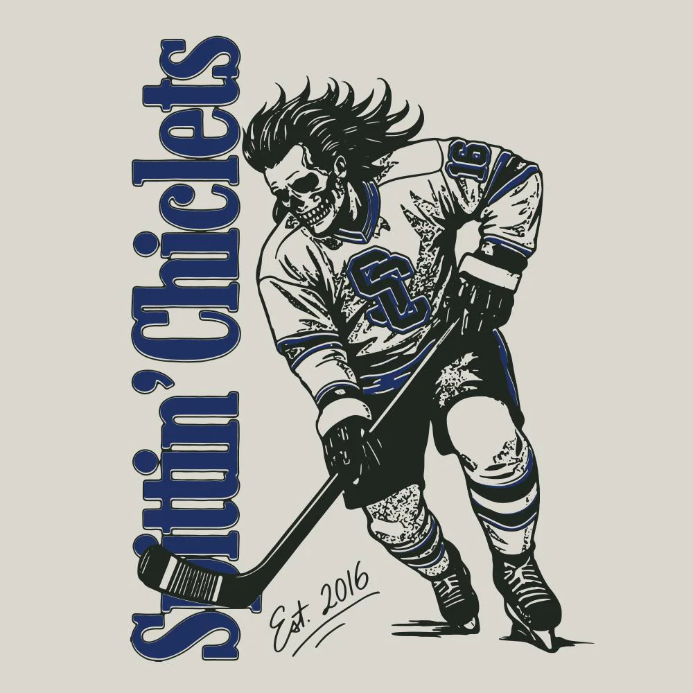 Spittin Chiclets Skullet Vertical Hoodie - Image 2