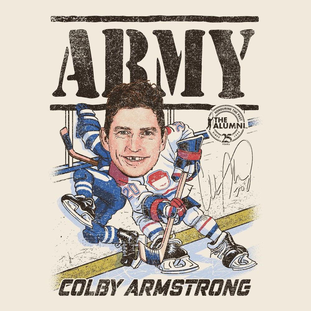 Spittin Chiclets x NHL Alumni Association Army Tee - Image 2