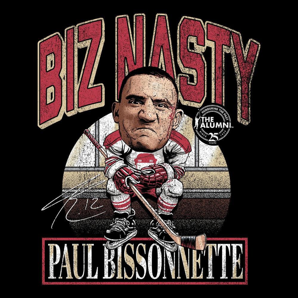 Spittin Chiclets x NHL Alumni Association Biz Nasty Crewneck - Image 2