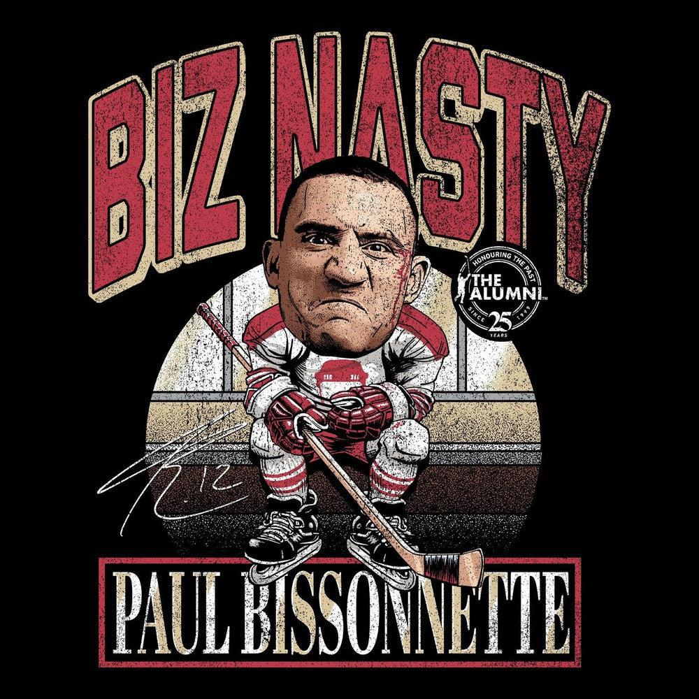 Spittin Chiclets x NHL Alumni Association Biz Nasty Mineral Wash Tee - Image 2