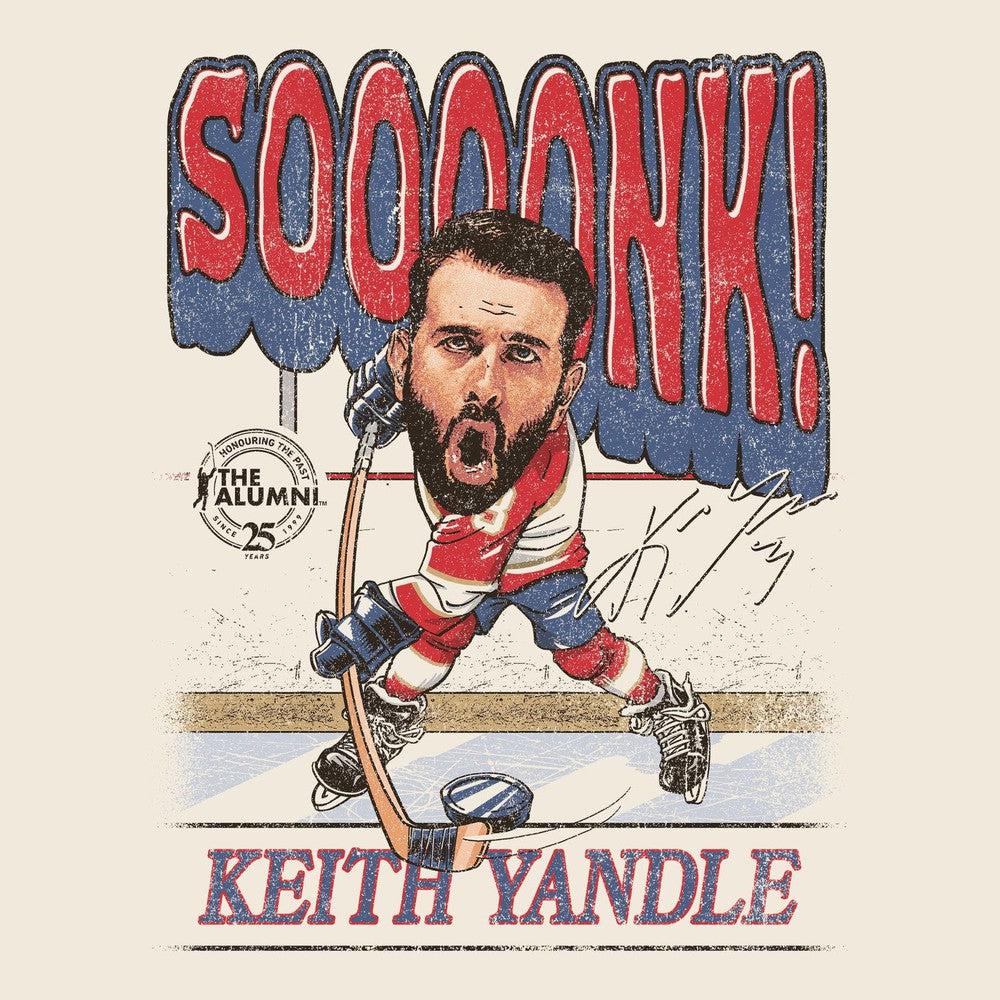 Spittin Chiclets x NHL Alumni Association Keith Yandle Sonk Tee - Image 2