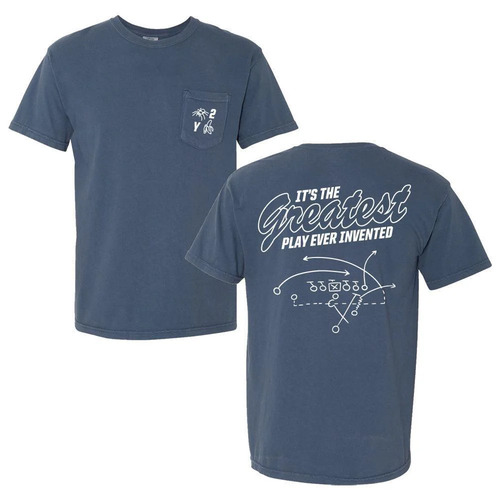 The Greatest Play Ever Pocket Tee