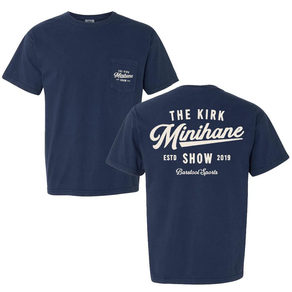 The Kirk Minihane Show Script Pocket Tee