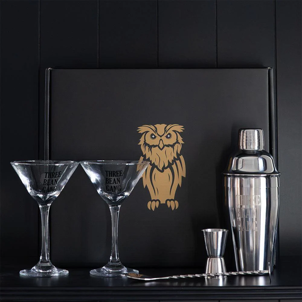 Three Bean Gang Martini Set