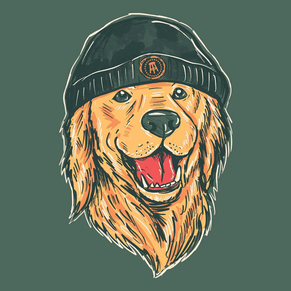 Winter Dog Pigment Dyed Hoodie - Image 2