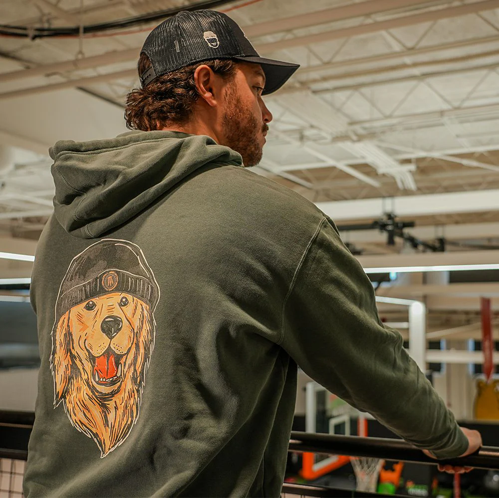 Winter Dog Pigment Dyed Hoodie - Image 3